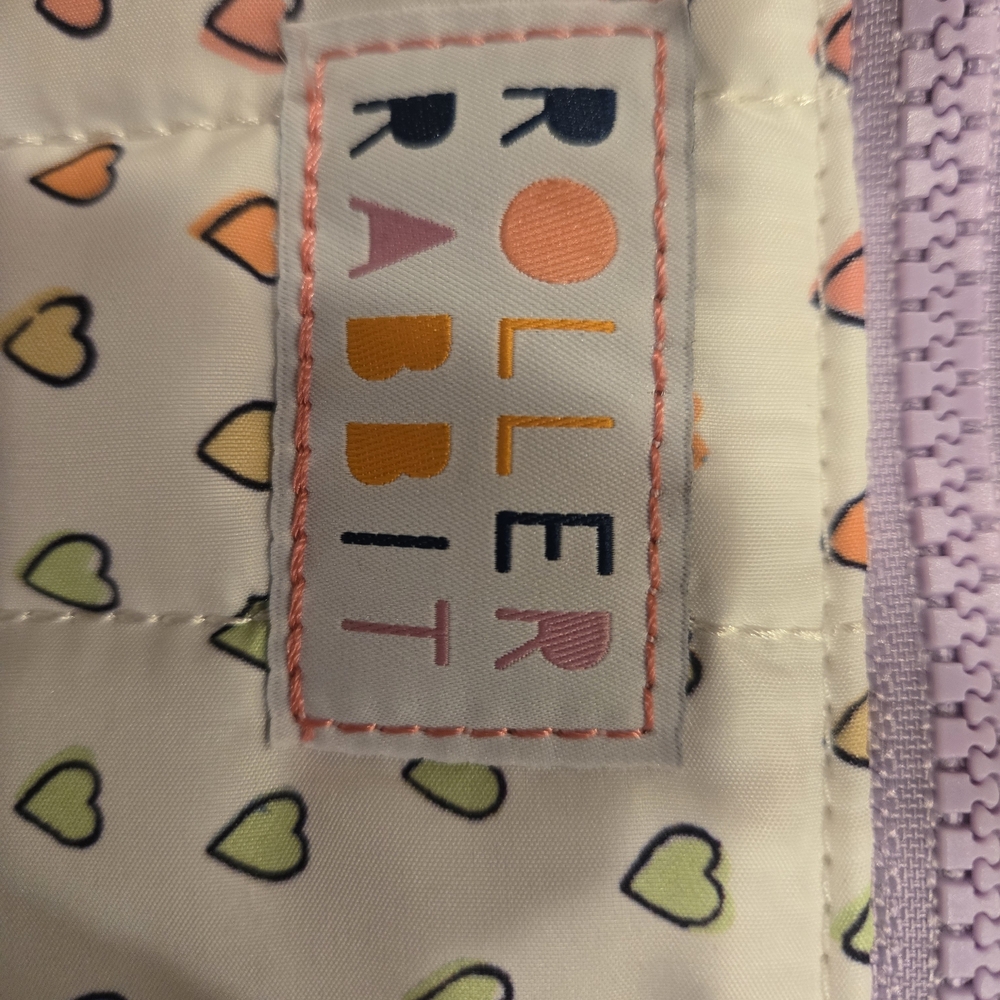 Roller Rabbit Colorful Heart Pattern Tote - Picture 5 of 5